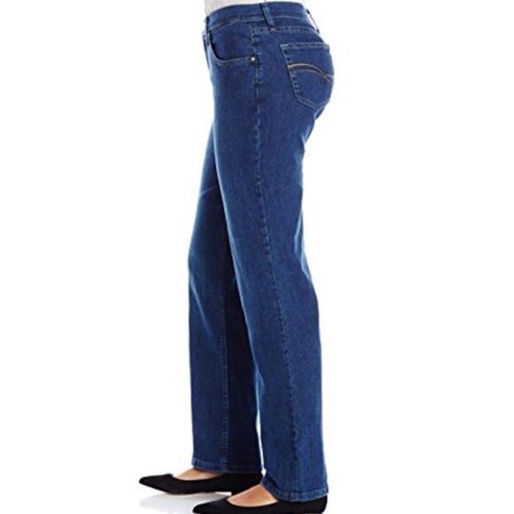 Lee Riders high waist straight leg classic fit five pocket zip button‎ front 16P - Picture 4 of 7